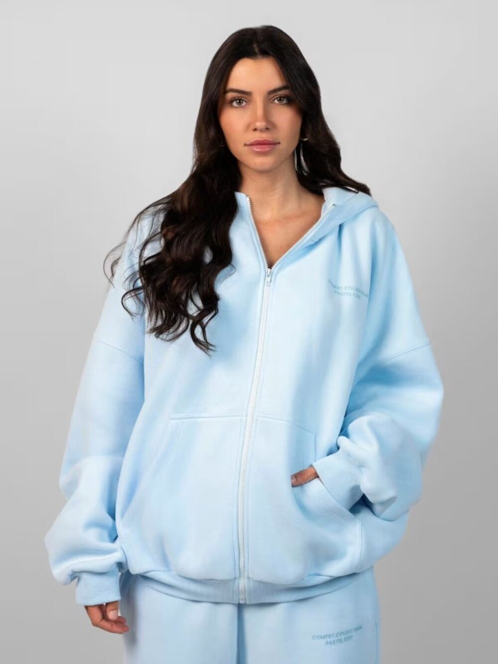 Comfrt Pastel Zip Hoodie – Mega - Picture 5 of 8